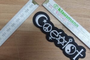 Coexist Rock Band Patch