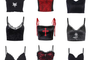 Goth Crop Tops