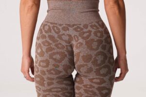 Leggings Leoparden Look