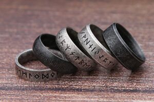 Nordic Viking Rune Ring
