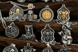 Vikinger Rune & Nordische Mythologie Halsketten