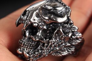 Indianer Oberhaupt Skull Ring