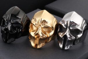 Mask Skull Ring