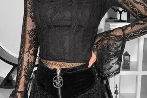 InsGoth Fairy Lace Grunge T-shirts